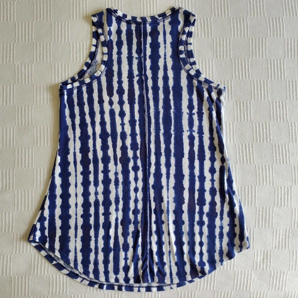 ATHLETA | Breezy Tank Top | White and Blue Tie Dye | Small - Picture 10 of 15